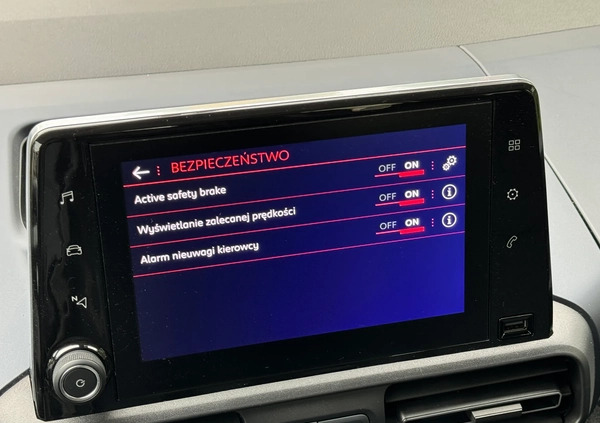 Peugeot Rifter cena 74999 przebieg: 124000, rok produkcji 2020 z Grabów nad Prosną małe 781